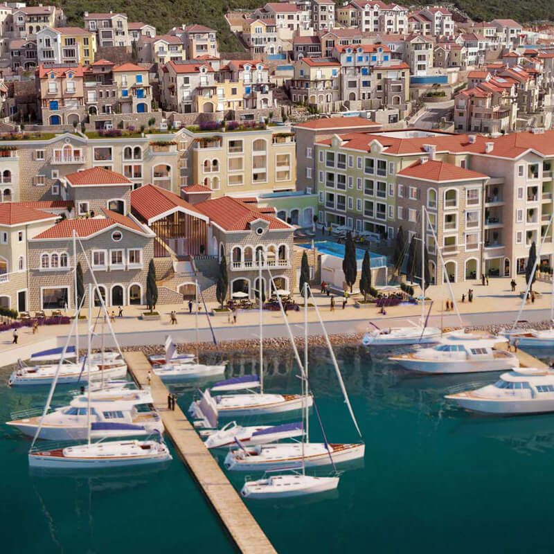 Berthing at Lustica Montenegro