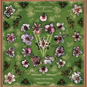 Botanical Silk Twill Scarf