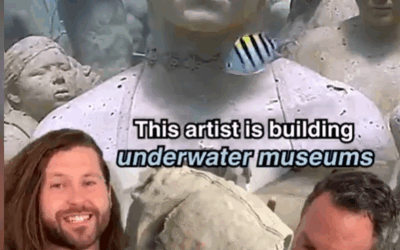 These underwater museum are helping save coral reefs.
