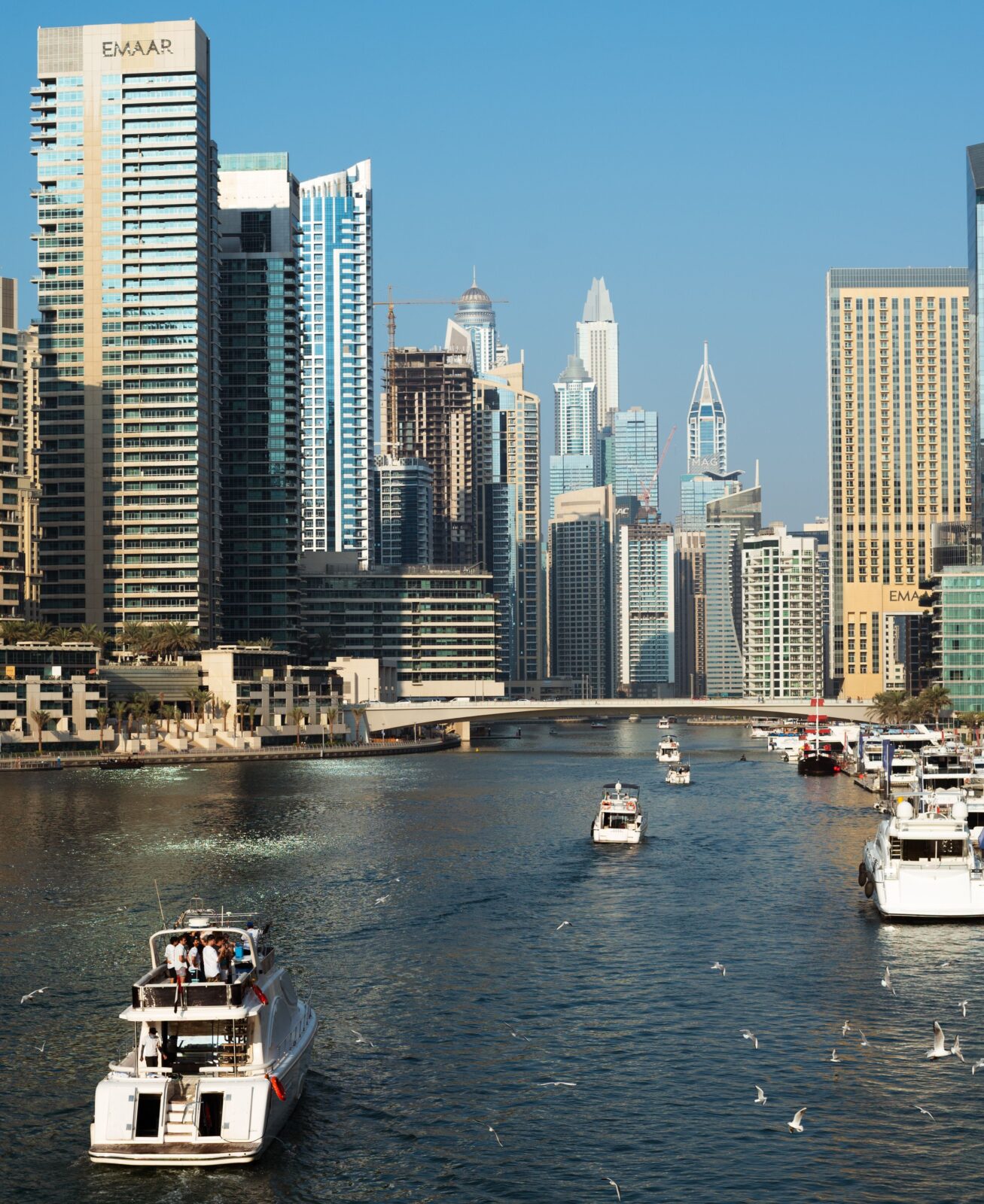Dubai shipyard image. by Wandering Yacht